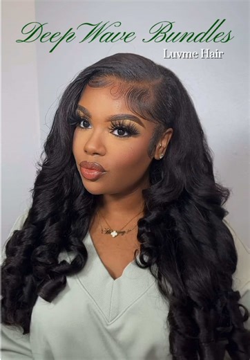 Quick Weave Hairstyles Tutorial with Deep Wave Bundles