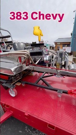 Crazy V8 snow dragster! #snowmobile #dragster #smallblockchevy