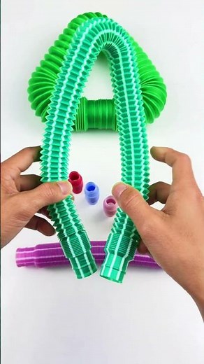 Creating ASMR MINI Relaxing Sound POP-TUBE #diy#satisfyingvideos #relaxing #oddasmr #poptubesounds