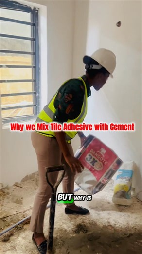 TILING Episode 104: Why We Mix Tile Adhesive with Cement Not just cement, there’s a reason pros add tile adhesive 💪 In this episode, TopChoice breaks it down clearly. 🎥 Watch, learn, and avoid tiles collapse from your walls! #Tiling #TileAdhesive #Topchoice_deals #TileInstallation #CementWork | TopChoice Design & Construction Company 08038236927 08181603423