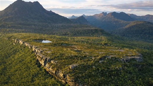 Why does this mountain have a flat top?