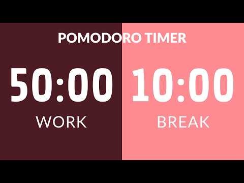 50/10 Productivity Timer – Finish Tasks Faster!