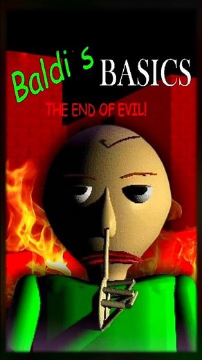 BALDI has a PLAN to KILL US... 😨THE END OF EVIL BALDI MOD #baldi #baldisbasics #shorts #creepy