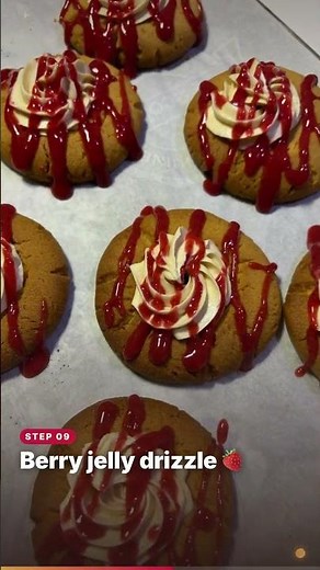 Peanut Butter Jelly Cookies Recipe | Soft & Chewy PB&J Thumbprint Cookies 🥜🍓