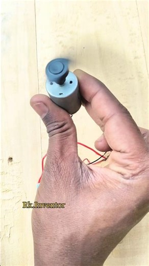 12v dc gear motor fan with battery #project #tech #shortvideo