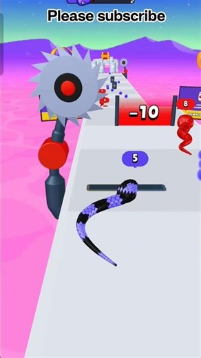 snake run 3d new update part 232 #viralvideo #gaming #games