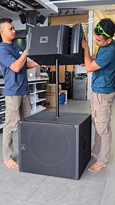 Pro Sound Setup! JBL VRX932LAP with SRX918S #soundsystem #Linearrays #digital #viralreelsシ | POLIN