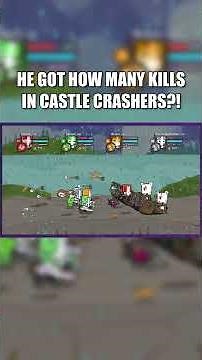 We got the WORST kill count in Castle Crashers ⚔️ #pcgaming #steam