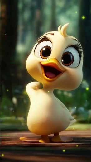 Cutest duckling takes on Baby Shark challenge🦈duck dance video