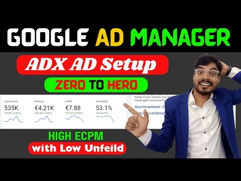 Google Ad Manager Complete Guide | Adx Ads Placement | How Create Adx Ads | Adx Setup In Hindi