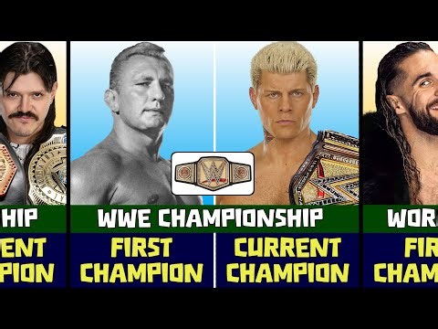 First vs Current WWE Champions of Every Title – Unbelievable Differences!