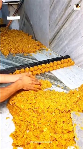 How Dry Fruit Laddu is Made in Factory 😳 #trending
