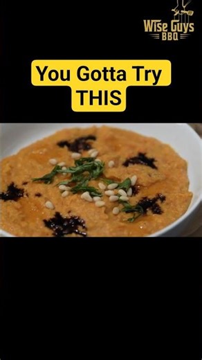 Vegetarian Smoked Butternut Squash Soup 🔥🍲