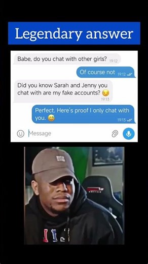 Funny Chat Conversation 😂 Fake Account Proof #shorts