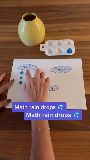 Counting Rain Drops: Fun Math Activity for Pre-K Kids