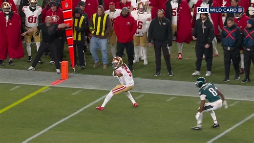 Demarcus Robinson's precise route yields a third down conversion reception