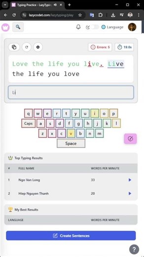 Day 1: My Journey to Master 10-Finger Typing - LazyTyping