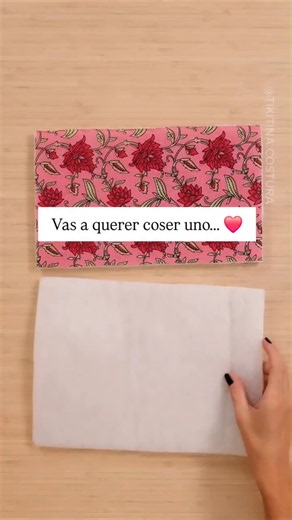 Vas a querer coser uno... ❤️ (tienes el paso a paso completo de costura en mi canal)