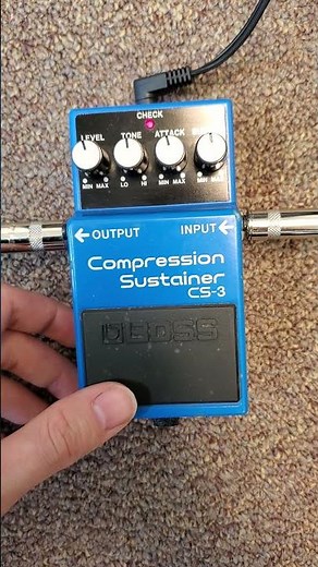 Maniac Mark's 30th Auction - Lot 31 - Boss Compression Sustainer CS-3 Guitar Pedal