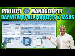 How To Create A Day View Of All Projects & Tasks [Excel Project Manager Pt 7]