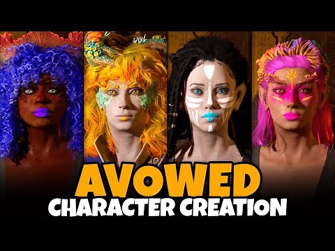 Avowed Female Character Creation (Full Customization, All Godlike Options, Custom Characters, More!)