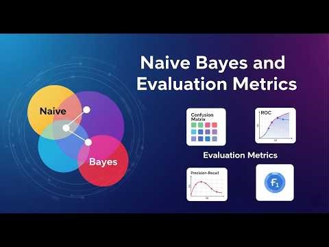 Naive Bayes Algorithm & Evaluation Metrics Explained | Machine Learning Course