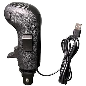 AUGFAZ American Truck Simulator Accessories Shifter Shift Knob USB Accessories for ATS ETS2 PC Compatible with Logitech G27 G29 G920 G25 Thrustmaster TH8A Fanatec SQ Moza PXN A7