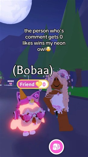 0 likes Wins my OWL!💝⭐️ #adoptmeroblox #adoptmepets #adoptmeupdate #adoptmegiveaway