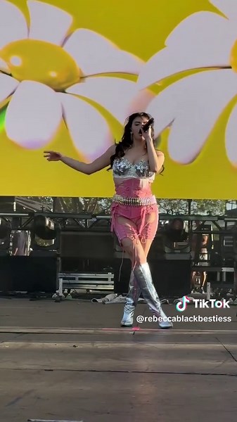 Rebecca Black performs “Better In My Memory” at OUTLOUD Music Festival in West Hollywood, CA #rebeccablack #rebeccablackfriday #wehopride #outloudmusicfestival #lapride @rebecca black @OUTLOUD Music Festival