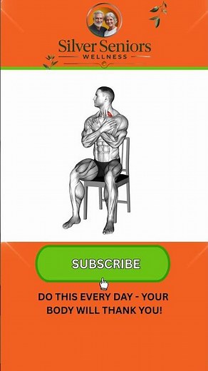 Over 60? Do This Daily Neck Twist for Pain-Free Mobility 💆‍♂️ | Easy Chair Exercise
