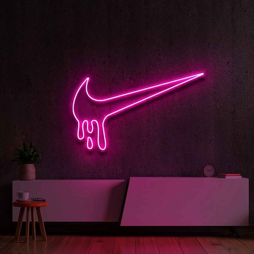 Dripping Nike Acrylic Neon Sign