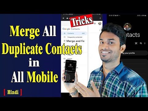 How to Merge Duplicate Contacts | How to Remove Duplicate Contacts