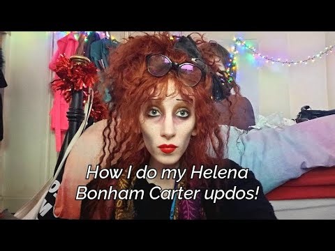 Helena Bonham Carter inspired updo tutorial