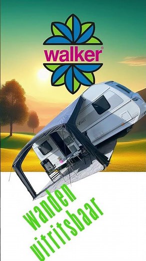 WALKER ACTIVE-opblaasbare caravanluifel. Snel & makkelijk kamperen!