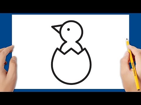Comment dessiner un poussin 🐤