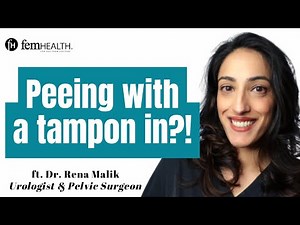 Can you pee with a tampon in ? | Tampon Tips | How to pee on your period | Period Tips For Beginners