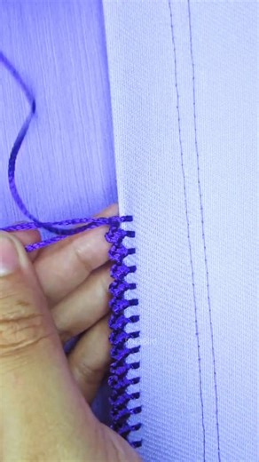 The Sewing Diary | This stitch works beautiful on thick fabric. Have you tried before? Tell me in the comments! 🪡 #embroidery #handembroidery #borderstitch... | Instagram