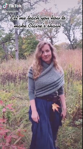 How to Make Claire's Shawl from Outlander | Knitting Tutorial
