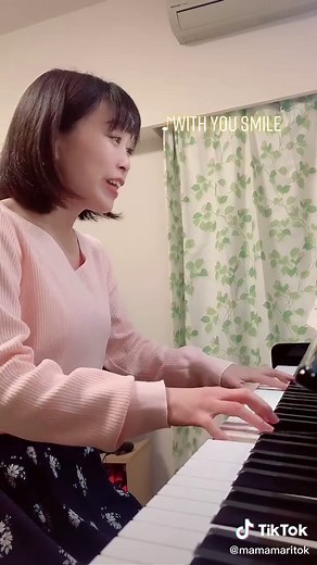 巡り会えたことに感謝✨ #withyousmile #合唱曲 #弾き語り #ピアノ #歌うの好き #歌い納め