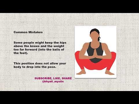 How to do Malasana/Garland Pose?