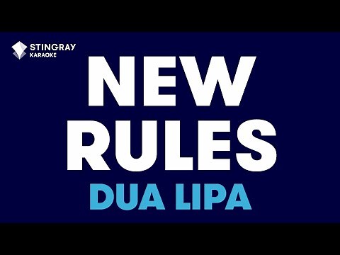 Dua Lipa - New Rules (Karaoke With Lyrics)