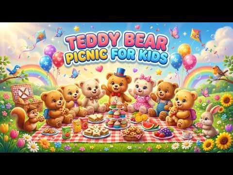 Teddy Bear Picnic Song for Kids | Fun Outdoor Adventure | Nursery Rhymes