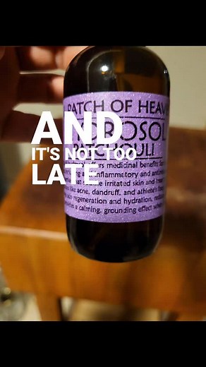 For all of you that have been waiting for the Patchouli I have finally got it listed on shopifying in the Farm Stand and let me tell you I could dive into this if it was a pool of water and just die it smells so good I'm an old hippie I guess and I love patchouli talk about enlightening the senses to all you that love Patchouli you're going to love this cuz that's all it is nothing fake just a gift from God running Patchouli directly through a still and making a clean inviting delightful hydroso