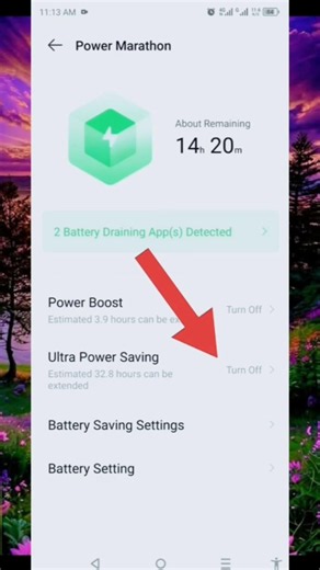 How To Enable 🔥Power Saving|Ultra Power 🔥Saving Mode||#shorts 💯