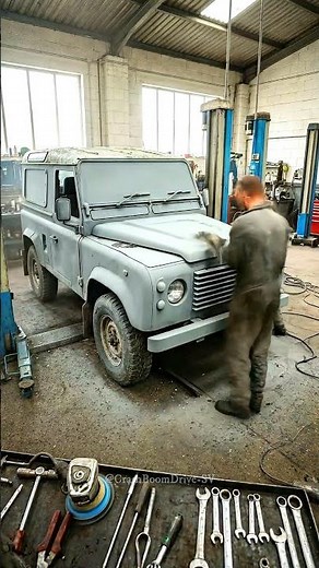Restoring a Completely DESTROYED: Land Rover Defender 90 Restoration | ASMR Restoration.