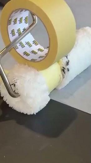 How to apply duct tape using a roll tool easily and quickly