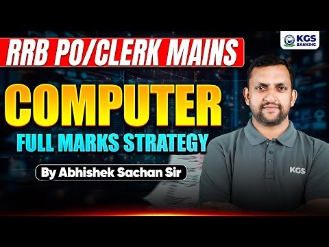 IBPS RRB PO/Clerk Mains 2025 | Computer Awareness for Bank Exams Class 02 | By Abhishek Sachan Sir