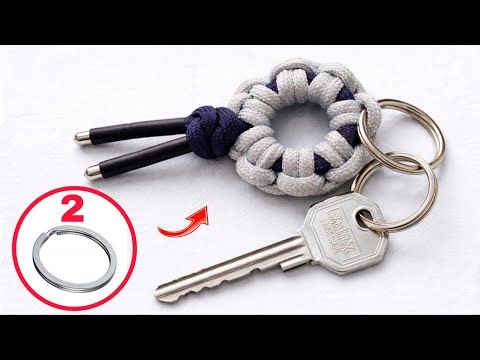 this Simple Knot Turns into a Stunning Keychain! DIY Trend
