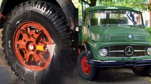 Restoring Shine to a Big Truck with Foam Wash