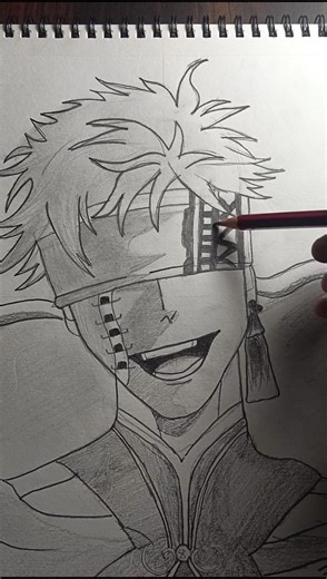 draw 🔥🔥 the king 👑 anime 🔥🔥 #shorts